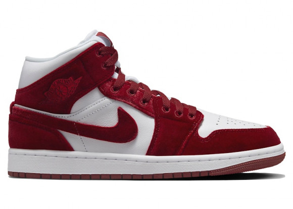 Jordan 1 Mid SE Red Velvet Women s