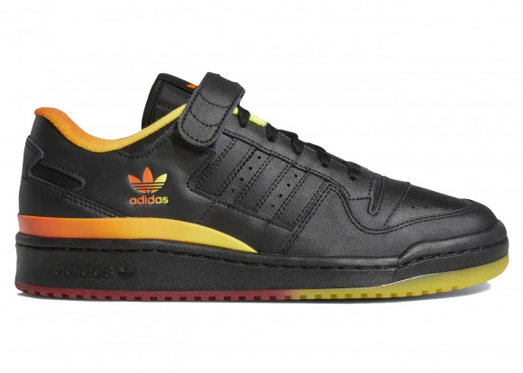 adidas Forum Low Black Orange Yellow Gradient - FZ5891