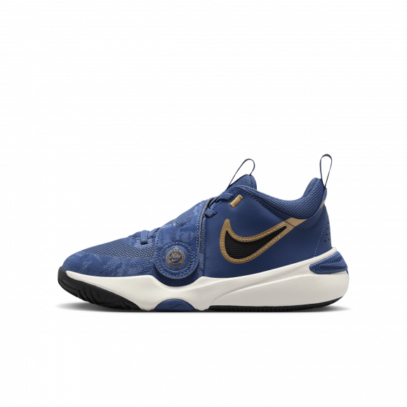 Chaussure de basket Nike Team Hustle D 11 pour ado - Bleu - FZ8463-400