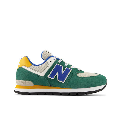 New Balance Kids' 574 - Green/Blue/Yellow