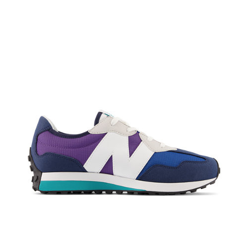 New Balance Kids' 327 in Blue/Purple Synthetic