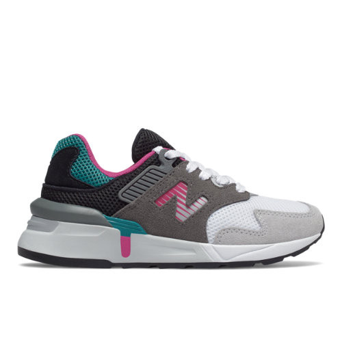 Niños Damen New Balance 237 Rose Water Silver Metallic Sport - Castlerock/Amazonite, Castlerock/Amazonite - GS997JCF