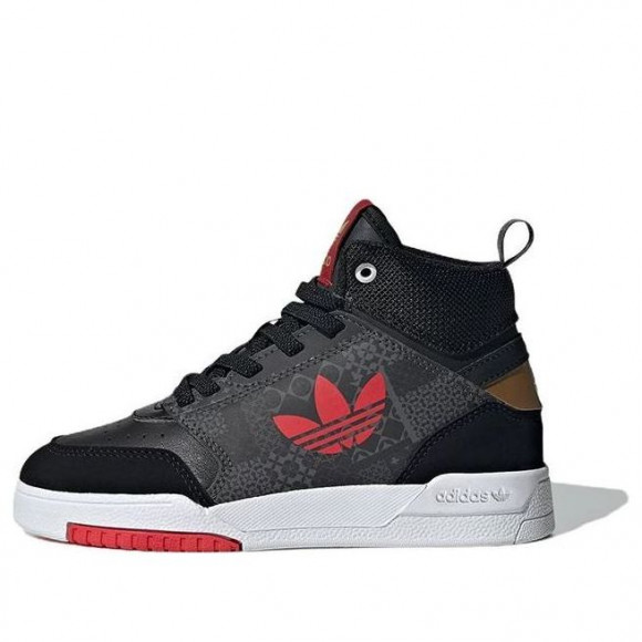 (PS) adidas originals Drop Step Shoes 'Black Grey Red' - GY2027