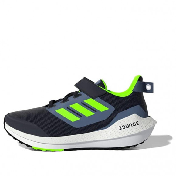 (GS) adidas EQ21 Run 2.0 Bounce Sport Running 'Black Solar Green' - GY4366