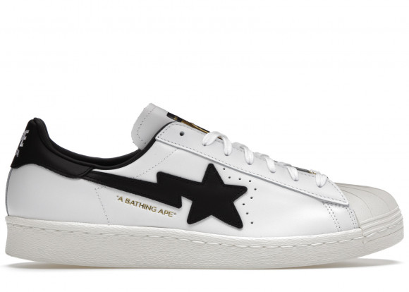 Adidas BAPE x Superstar 'White Black' Sneakers/Shoes GZ8980