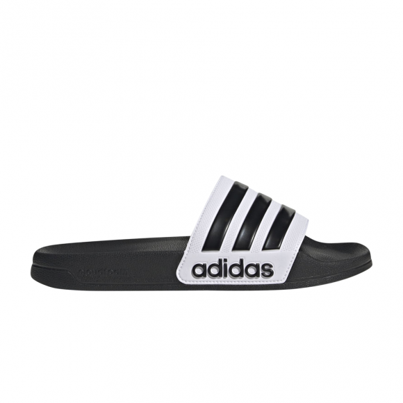 Adilette Shower Slide 'White Black' - GZ9508