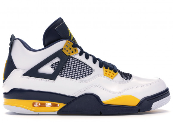 Jordan 4 retro blue and yellow hotsell