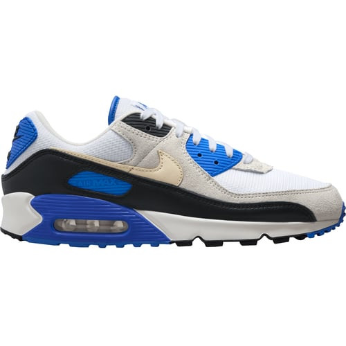 Nike Air Max 90 Prm, Weiß/khaki-racer Blau-schwarz - HF3449