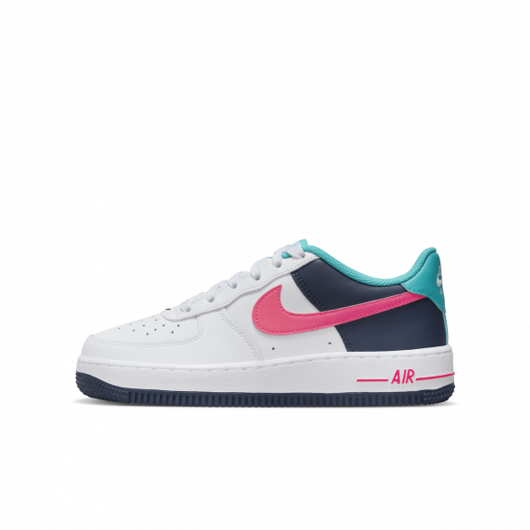 Nike Air Force 1-sko til større børn - hvid - HF4793-100