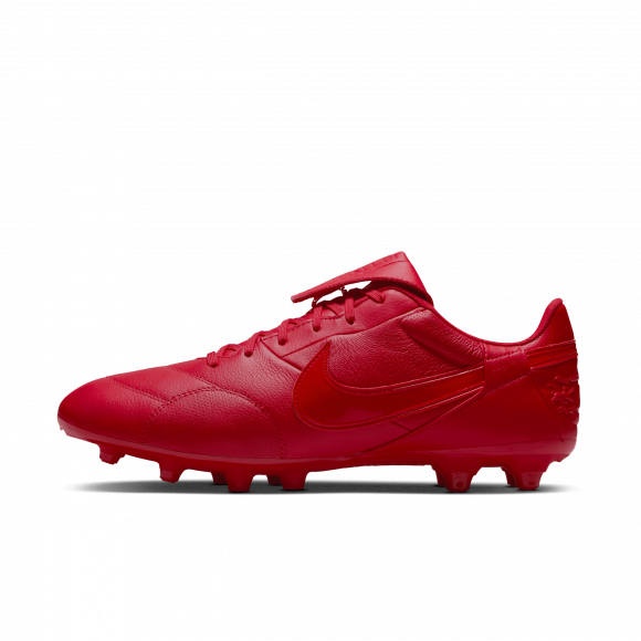 Chaussure de foot à crampons basse FG Nike Premier 3 - Rouge - HM0265-600