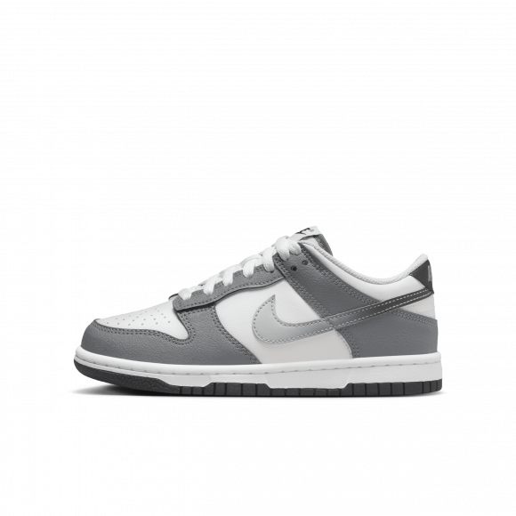 Nike Dunk Low sko til store barn - Grå - HM9617-001