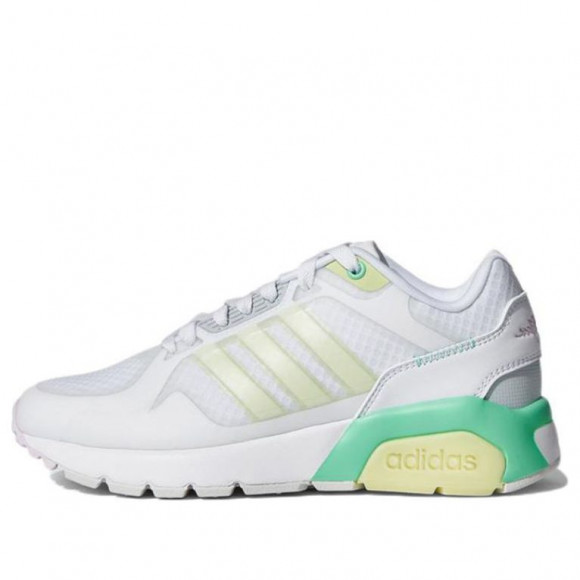 WMNS adidas Neo Run9tis Sportswear Shoes White Yellow Green