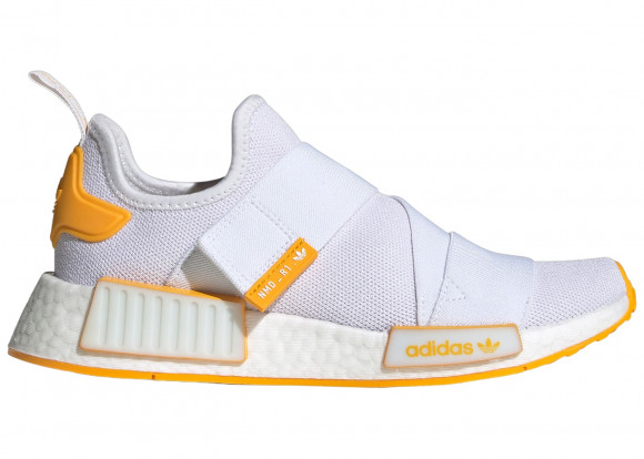 adidas NMD R1 Strap Cloud White Collegiate Gold (Women's) - HP2360