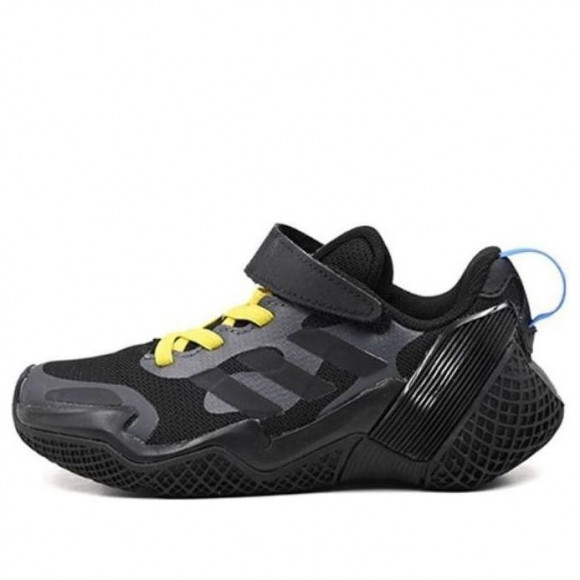 (GS) adidas 4uture Running Shoes 'Black Blue Yellow' - HP3069