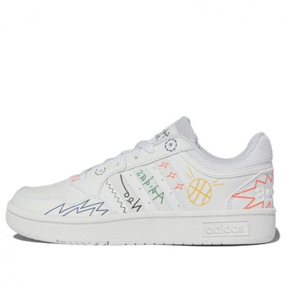 (WMNS) adidas Neo Hoops 3.0 Shoes 'White Muti-Color' - HP3164