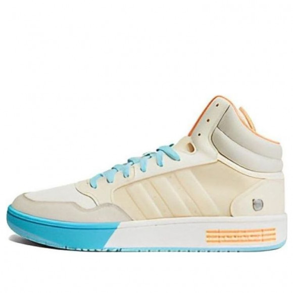 adidas Neo Hoops 3.0 Mid Shoes 'Beige Blue' - HP9946