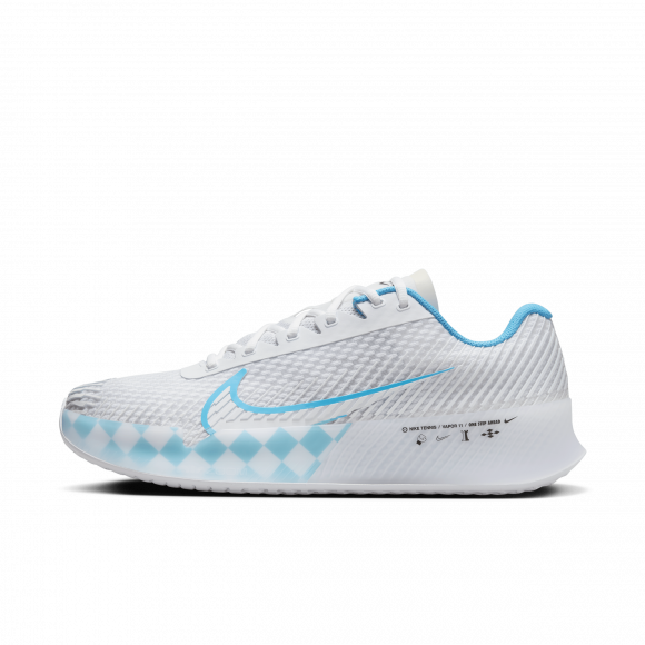 Męskie buty do tenisa na twarde korty NikeCourt Vapor 11 PE - Biel - HQ1654-100