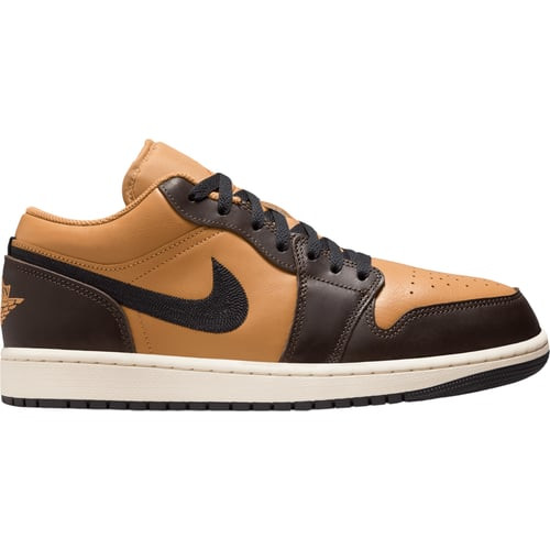 Jordan Air Jordan 1 Low Se Sneaker, Flax/schwarz-baroque Brown-vintage Coral - HQ3603