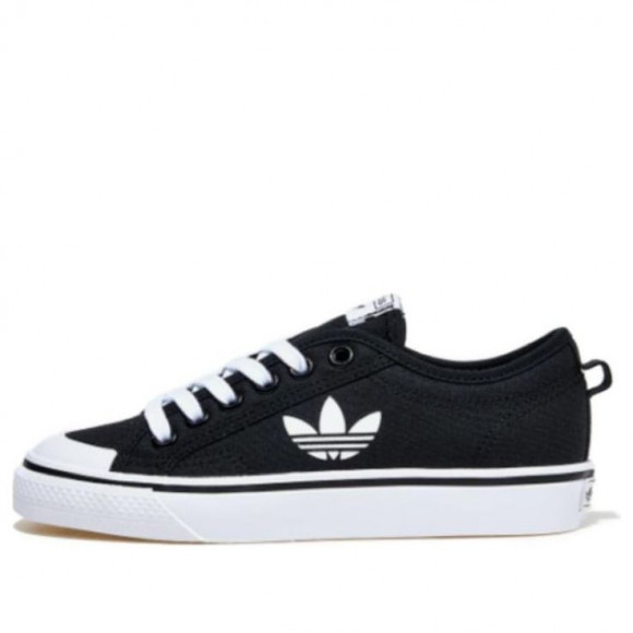 adidas originals Nizza Trefoil Black White