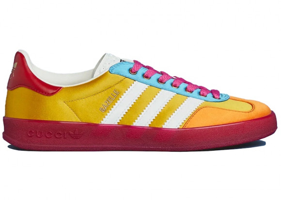 Gucci x Wmns Gazelle 'Yellow White Red' - HQ7083