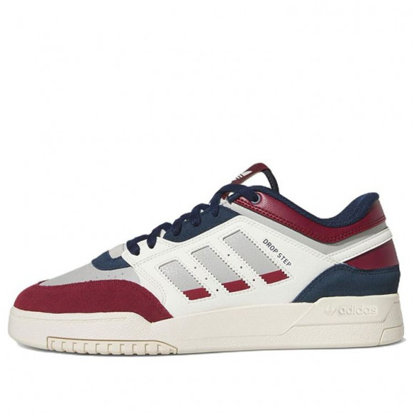 adidas Originals Drop Step Low Directional Shoes 'Navy Red' - HQ7118