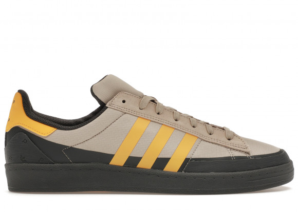 Adidas x POP Campus ADV Sneakers in Grey Six/Active Gold - HR0113