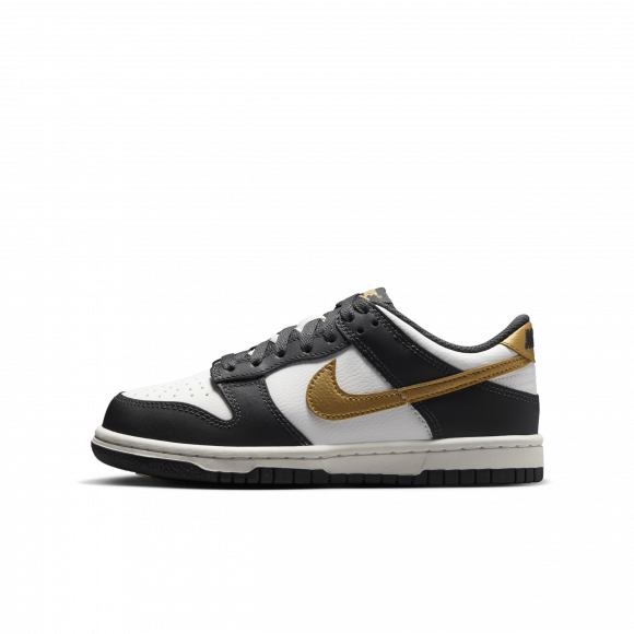 Nike Dunk Low-sko til større børn - hvid - HV2533-100