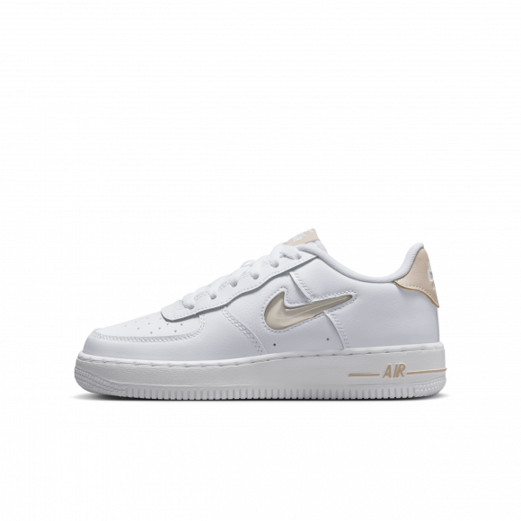 Buty dla dużych dzieci Nike Air Force 1 - Biel - HV2535-101