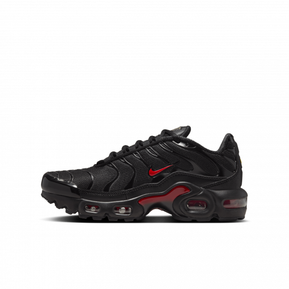 Black nike air max plus grade school online