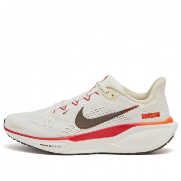 Nike W Air Zoom Pegasus 41 Sneaker in Sail/Ironstone/Red - HV5985-101