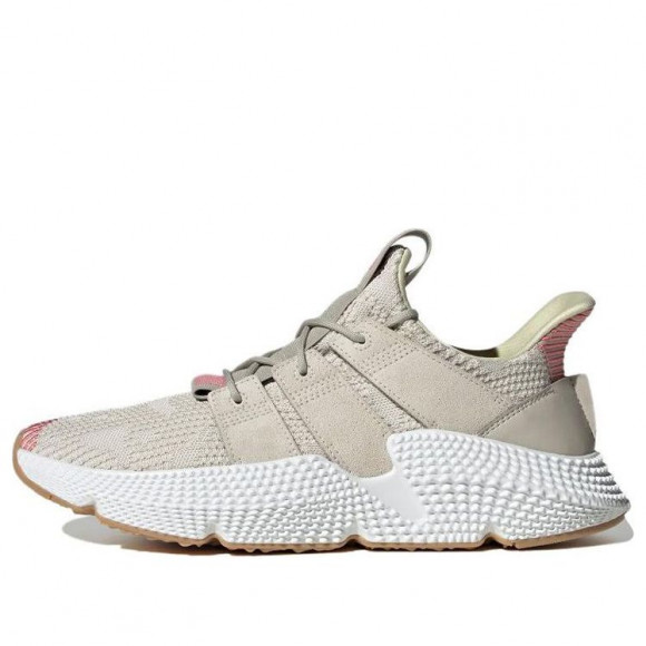 adidas originals Prophere White Yellow Marathon Running Shoes Low Tops Women s Wear resistant Non Slip B37659