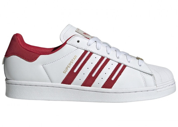 Adidas superstar in red hotsell