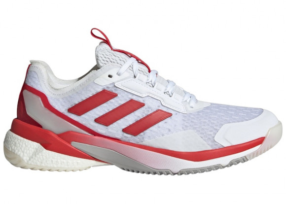 adidas Crazyflight 5 Indoor Cloud White Better Scarlet Matte Silver (Women's) - ID5722