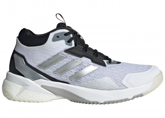 adidas Crazyflight 5 Mid Indoor Cloud White Silver Metallic Core Black (Women's) - ID5725