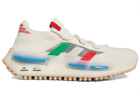 adidas NMD S1 Cream White Red Green - ID7957