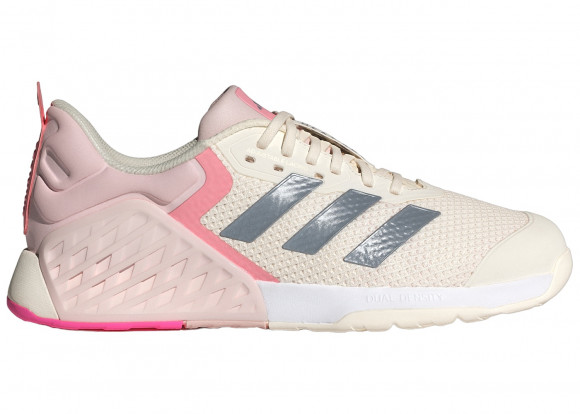 adidas Dropset 3 Chalk White Iron Metallic Semi Pink Spark (Women's) - ID8635