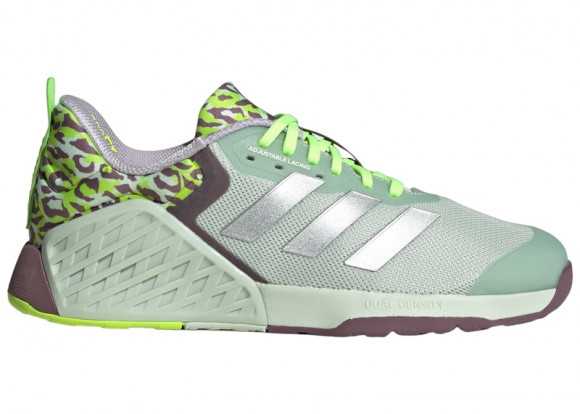 adidas Dropset 3 GFX Linen Green Silver Metallic Lucid Lemon (Women's) - ID8660