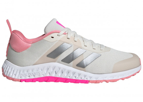 adidas Everyset Trainer Chalk White Iron Metallic Lucid Pink (Women's) - ID8661