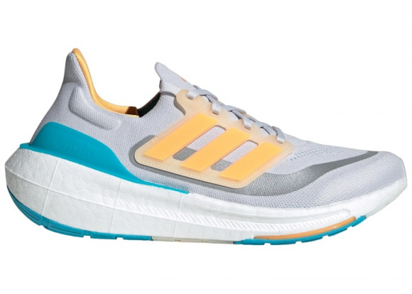 adidas Ultra Boost Light Dash Grey Flash Orange Lucid Cyan - IE1758