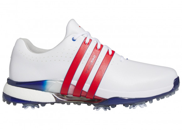 adidas Tour360 24 Golf Cloud White Better Scarlet Royal Blue - IE3370