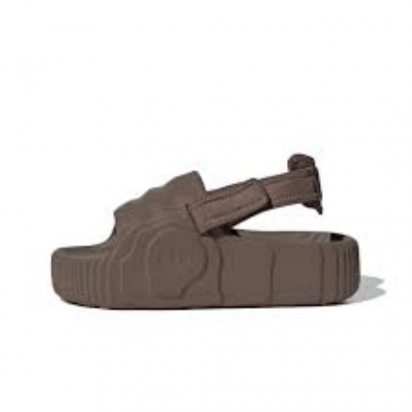 (WMNS) adidas Originals Adilette 22 XLG 'Brown' - IE5648