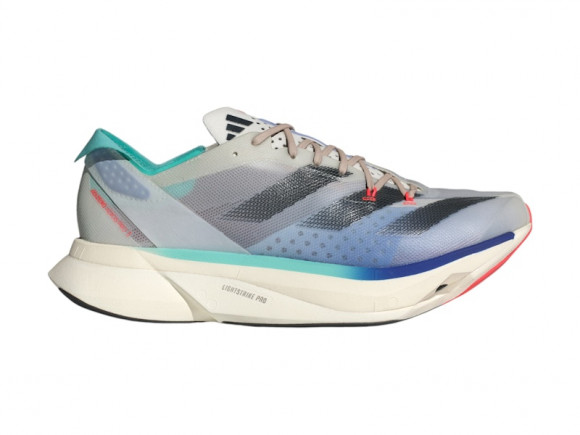 adidas Adizero Adios Pro 3 Off White Aurora Ink Flash Aqua (Women's) - IE6235