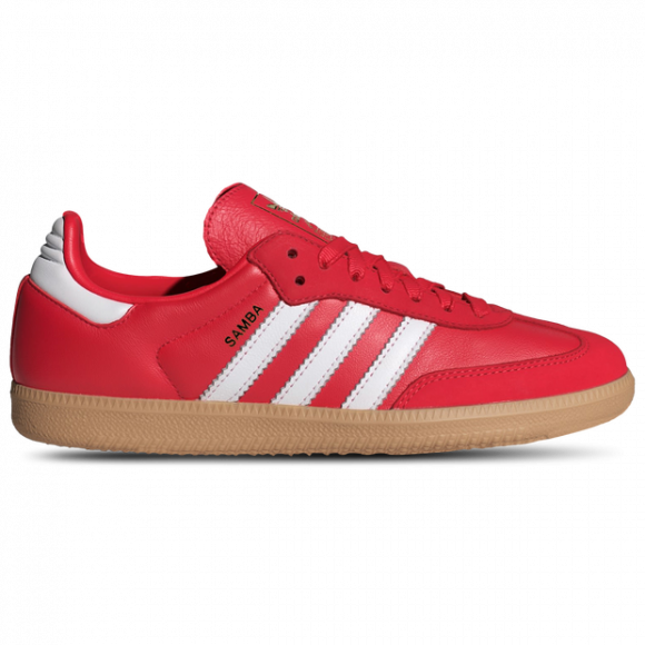 Samba OG W better scarlet/ftwr white/gold met., adidas Originals, Footwear, rouge, taille: 36.666 - IE6524