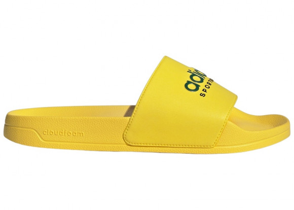 adidas Adilette Shower Slides Yellow Collegiate Green - IE8945