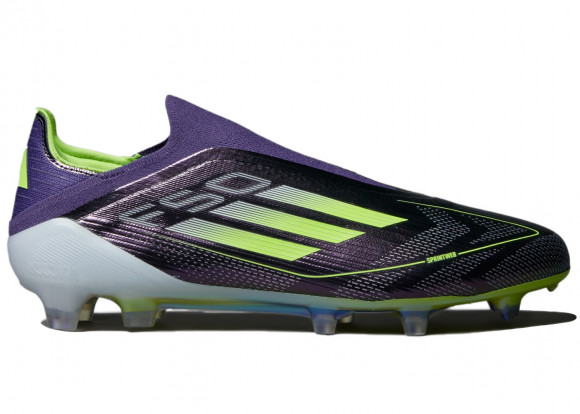 adidas Laceless F50 Elite Fast Reborn FG Purple Lucid Lemon - IE9116