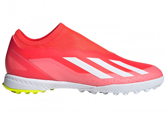 adidas Crazyfast League Laceless Turf Solar Red Cloud White Team Solar Yellow - IF0695