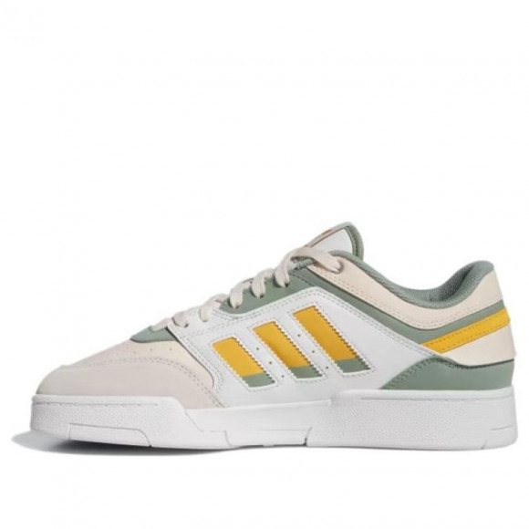 adidas Originals Drop Step Low Shoes 'Crystal White Yellow Silver Green' - IF2610