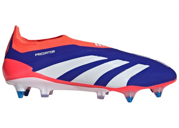 adidas Predator Elite Laceless SG Lucid Blue Cloud White Solar Red - IF6318