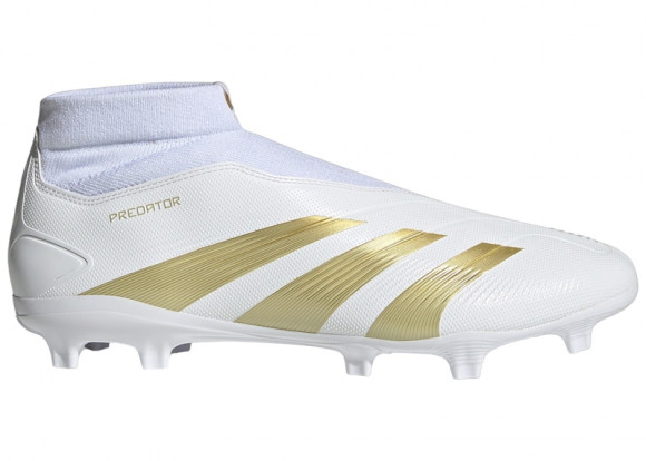 adidas bras Predator League Laceless FG Cloud White Gold Metallic Sandy Beige Met - IF6332