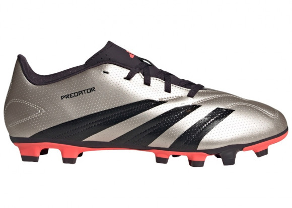 adidas Predator Club Multi-Ground Platinum Metallic Aurora Black Turbo - IF6341